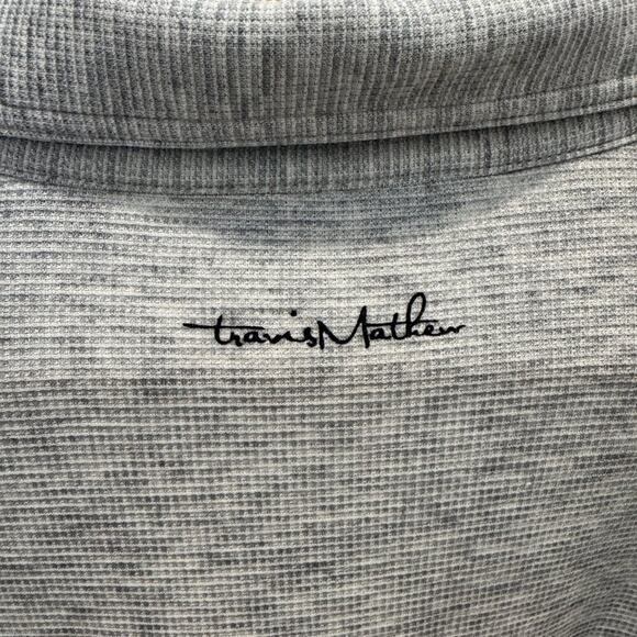 Travis Mathew Long Sleeve Performance Polo Gray XXL - Picture 8 of 13